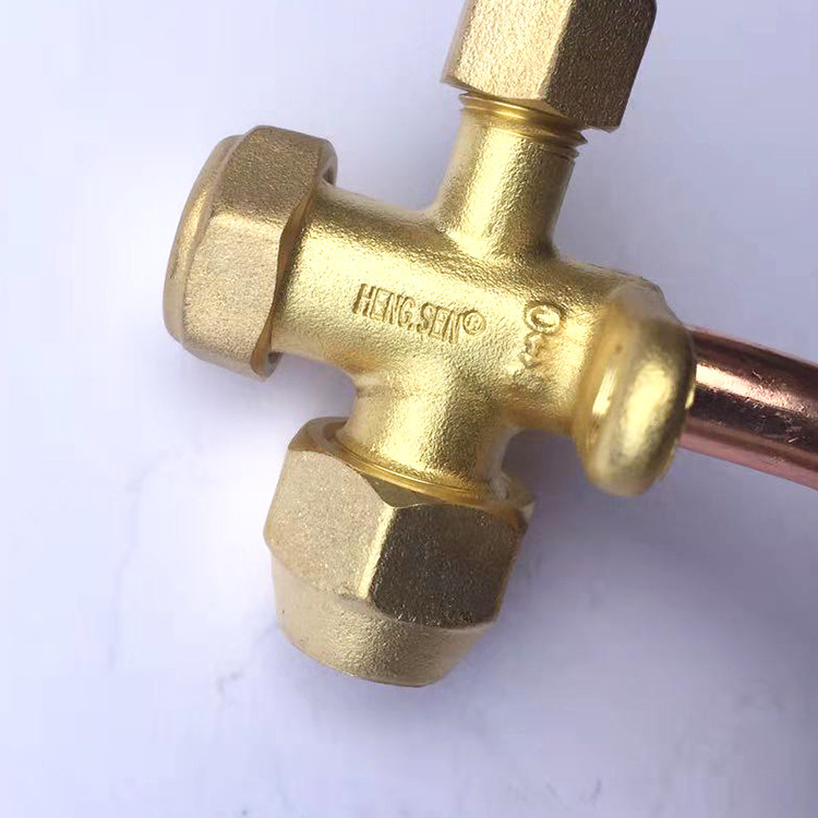 Solenoid 5/8" Split AC Service Valve Connecting 15.88mm Copper Pipe