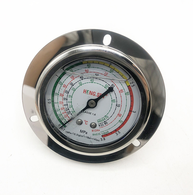 OEM Male Compressor Pressure Gauge , 3.8Mpa Air Compressor Gauge